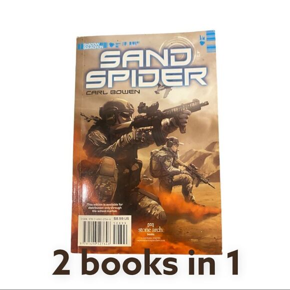 Sand Spider & Black Anchor chapter book 2 books in one excellent condition - Picture 1 of 11